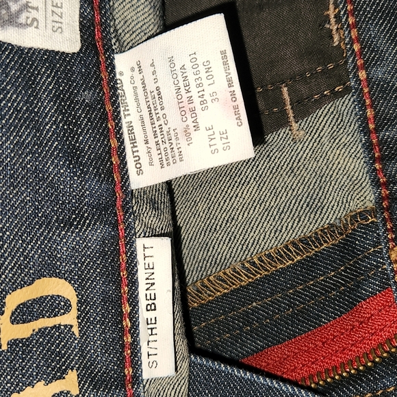 Southern Thread Jeans- The Bennett-  Size 35 x 33 - Picture 4 of 4
